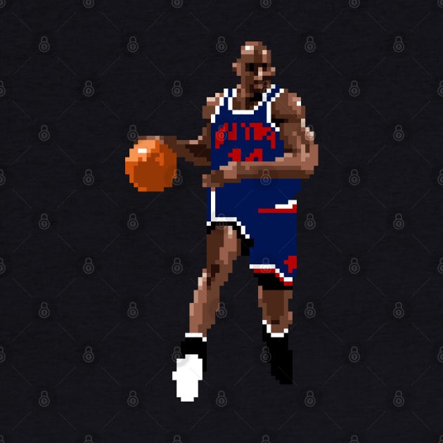 Anthony Mason Pixel Dribble by qiangdade